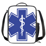 The Star Of Life Paramedic Symbol Print Crossbody Lunch Bag