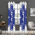 The Star Of Life Paramedic Symbol Print Curtain