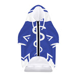 The Star Of Life Paramedic Symbol Print Dog Zip Up Hoodie