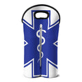 The Star Of Life Paramedic Symbol Print Double Neoprene Wine Tote