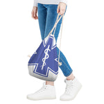 The Star Of Life Paramedic Symbol Print Drawstring Bag