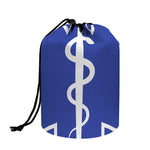 The Star Of Life Paramedic Symbol Print Drawstring Makeup Bag