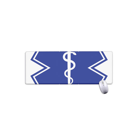 The Star Of Life Paramedic Symbol Print Extended Mouse Pad