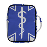 The Star Of Life Paramedic Symbol Print Front Pocket Bible Bag
