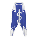 The Star Of Life Paramedic Symbol Print Hammer Pants