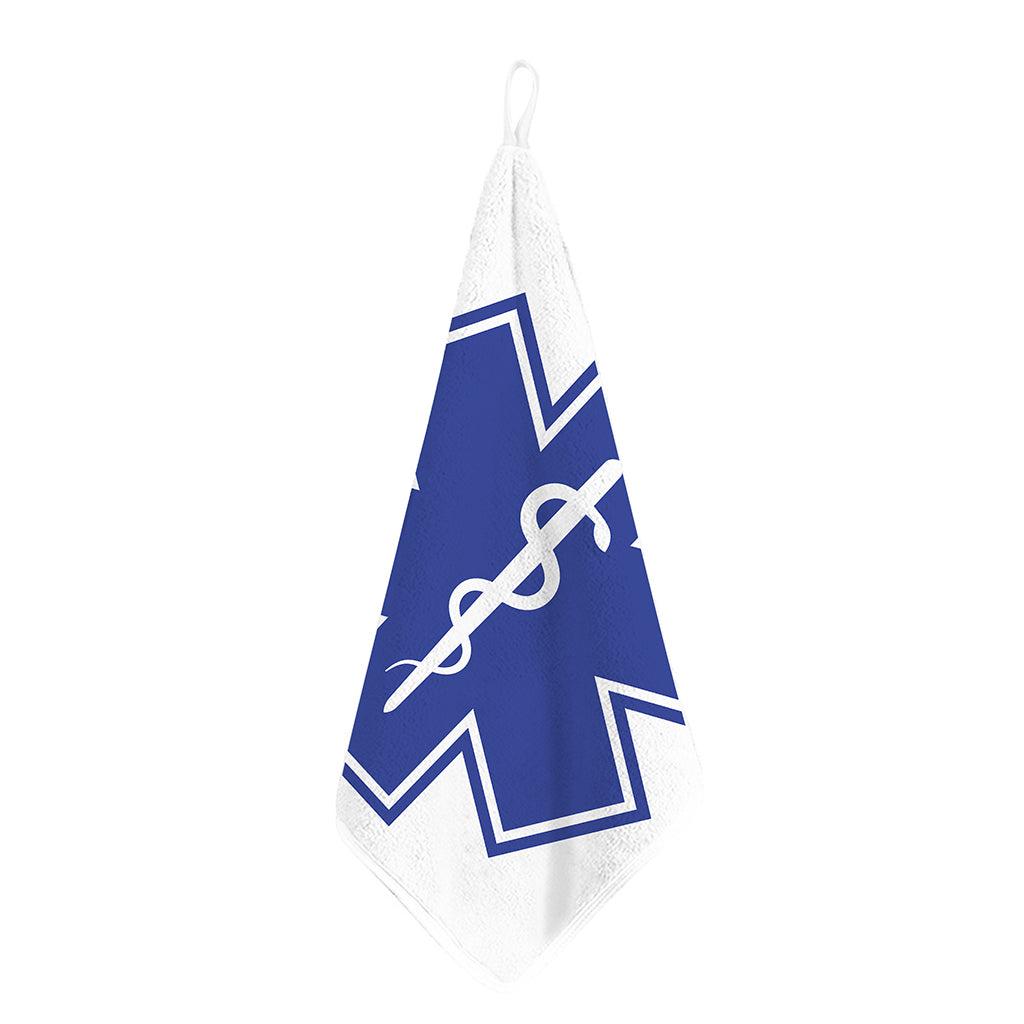 The Star Of Life Paramedic Symbol Print Hand Towel