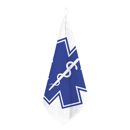 The Star Of Life Paramedic Symbol Print Hand Towel