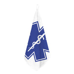 The Star Of Life Paramedic Symbol Print Hand Towel