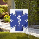 The Star Of Life Paramedic Symbol Print House Flag