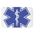 The Star Of Life Paramedic Symbol Print Indoor Door Mat
