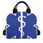 The Star Of Life Paramedic Symbol Print Insulated Lunch Bag