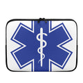 The Star Of Life Paramedic Symbol Print Laptop Sleeve