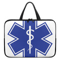 The Star Of Life Paramedic Symbol Print Laptop Sleeve With Handle