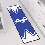 The Star Of Life Paramedic Symbol Print Long Kitchen Mat