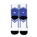 The Star Of Life Paramedic Symbol Print Long Socks