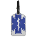 The Star Of Life Paramedic Symbol Print Luggage Tag