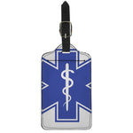 The Star Of Life Paramedic Symbol Print Luggage Tag