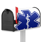 The Star Of Life Paramedic Symbol Print Mailbox Cover