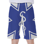 The Star Of Life Paramedic Symbol Print Men's Beach Shorts