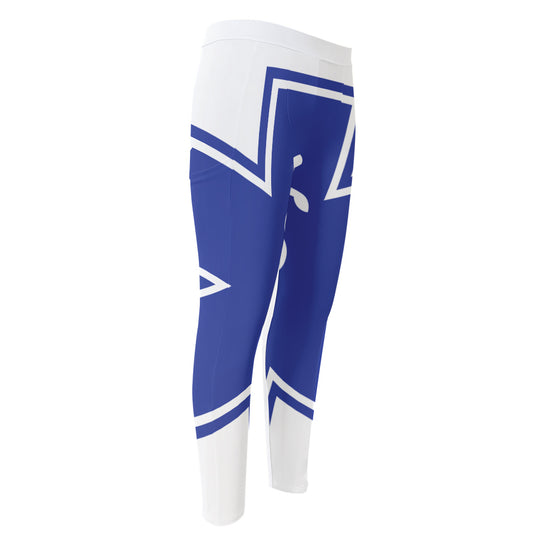 The Star Of Life Paramedic Symbol Print Men's Compression Pants