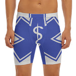 The Star Of Life Paramedic Symbol Print Men's Long Boxer Briefs