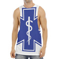 The Star Of Life Paramedic Symbol Print Men's Muscle Tank Top