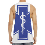 The Star Of Life Paramedic Symbol Print Men's Muscle Tank Top