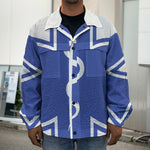 The Star Of Life Paramedic Symbol Print Men's Shirt Jacket