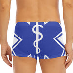 The Star Of Life Paramedic Symbol Print Men's Short Boxer Briefs