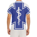 The Star Of Life Paramedic Symbol Print Men's Short Sleeve Rash Guard
