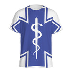 The Star Of Life Paramedic Symbol Print Men's Sports T-Shirt
