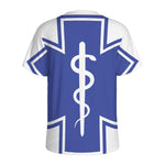 The Star Of Life Paramedic Symbol Print Men's Sports T-Shirt