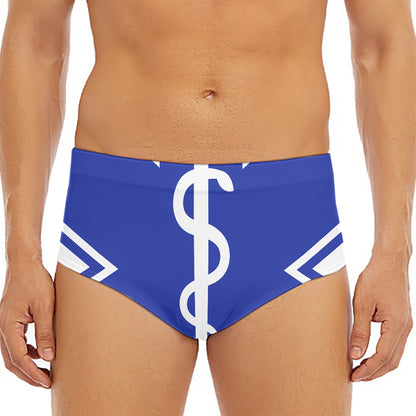 The Star Of Life Paramedic Symbol Print Men's Triangle Swim Briefs