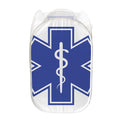 The Star Of Life Paramedic Symbol Print Mesh Laundry Hamper