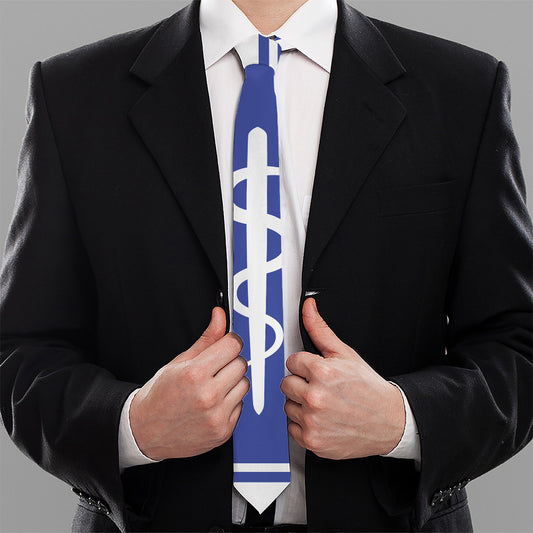 The Star Of Life Paramedic Symbol Print Necktie