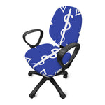 The Star Of Life Paramedic Symbol Print Office Chair Cover