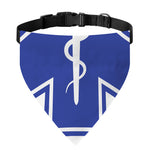 The Star Of Life Paramedic Symbol Print Over The Collar Dog Bandana