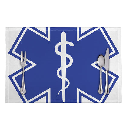 The Star Of Life Paramedic Symbol Print Placemat