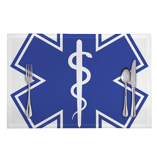 The Star Of Life Paramedic Symbol Print Placemat