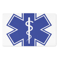 The Star Of Life Paramedic Symbol Print Polyester Doormat