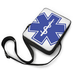 The Star Of Life Paramedic Symbol Print Rectangular Crossbody Bag