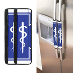 The Star Of Life Paramedic Symbol Print Refrigerator Handle Covers