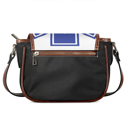 The Star Of Life Paramedic Symbol Print Saddle Bag