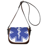 The Star Of Life Paramedic Symbol Print Saddle Bag