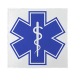 The Star Of Life Paramedic Symbol Print Silk Bandana