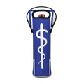 The Star Of Life Paramedic Symbol Print Single Neoprene Wine Tote
