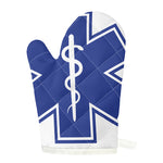 The Star Of Life Paramedic Symbol Print Single Oven Mitt