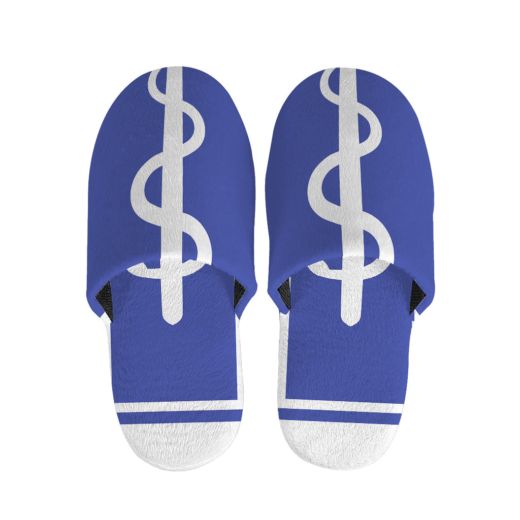 The Star Of Life Paramedic Symbol Print Slippers