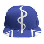 The Star Of Life Paramedic Symbol Print Snapback Cap