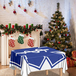 The Star Of Life Paramedic Symbol Print Tablecloth